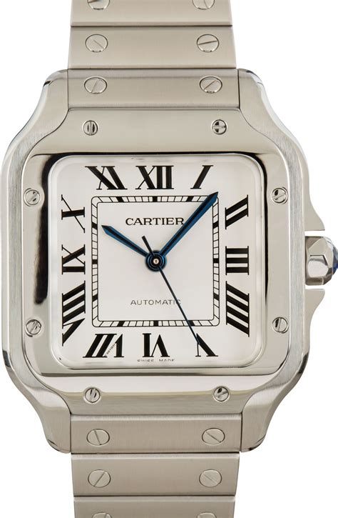 used cartier santos wssa0029